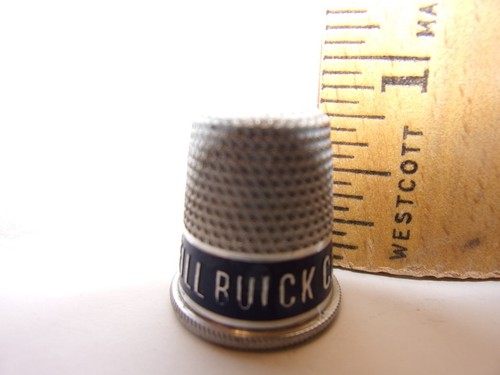Vintage advertising thimble - vintage,
