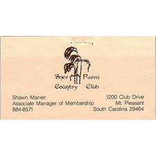 Snee Farm Country Club Shawn